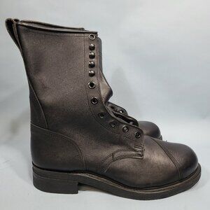 Vintage BILTRITE ANSI Z41.1-1991/75  Leather Combat Boots Steel Toe 11.5 NOS